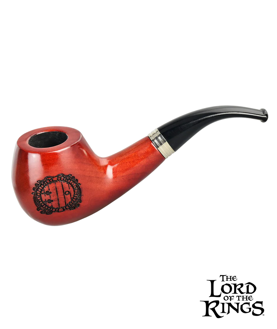 Lord of the Rings HOBBITON™ Bent Brandy Smoking Pipe *ATX Only